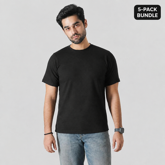 Regular-fit T-shirt with 5-Pack Bundle badge